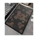 Коврик для ванной комнаты 14-2 80x60см цвет разноцветный