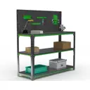 Стол-верстак Metalex Kit 204175 950x1300x500 мм, максимальная нагрузка до 260 кг