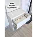 Шкаф для обуви Puffsib 61x80x32 см 2 полки лдсп цвет белый obuvnica80white