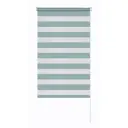 Штора рулонная день-ночь Петер 40x160 см бирюзовая