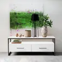 Тумба под телевизор Grostat home Langsam_bel 128.2х50х40.2 см ЛДСП цвет белый