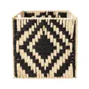 Корзина Handy home 31x30x31 см бумага цвет бежевый, черный