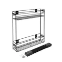 Подставка для бутылок Lemax prof 11x47x45 см Сталь цвет черный