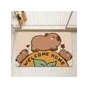 Коврик для ванной комнаты 56-2 60x40см цвет жёлтый/золотой