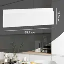 Фасад кухонного шкафа Токио 39.7x12.5 см KONSENSA ЛДСП цвет белый