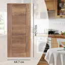 Фасад кухонного шкафа Рошаль 44.7x102.1 см KONSENSA ЛДСП цвет темное дерево