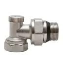Клапан для радиатора запорный угловой Arrowhead Element 3/4" латунь