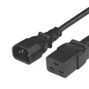 Кабель питания Filum FL-PC16-C14-C19-1.8M 3x1 1.8 м 10 A цвет черный