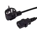 Комплект кабелей Filum FL-PC10-EU-C13-0.6M 3x0.75 0.6 м 10 A 2200 Вт цвет черный 5 шт.