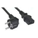 Кабель питания Filum FL-PC-SH90/C13-C2-3.0-BK ПВС-АП 3x1.5 3 м 10 A цвет черный