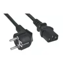 Кабель питания Filum FL-PC-SH90/C13-C2-1.8-BK ПВС-АП 3x1.5 1.8 м 10 A цвет черный