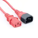 Комплект кабелей Filum FL-PC-C13/C14-C1-1.0-RD ПВС-АП 3x1 1 м 10 A цвет красный 5 шт.