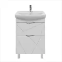 Тумба под раковину напольная SanStar Линни 60см цвет белый