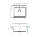 Мойка для кухни Aquaton Делия 1A716232DE290 87x51 см глубина чаши 200 см искусственный камень цвет светло-бежевый