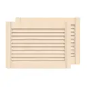 Двери жалюзийные деревянные Timber&Style 360х494х20мм сосна Экстра 2шт