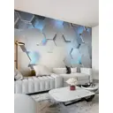 Фотообои Divino Шестиугольники 2 400x270 см F-048