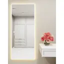 Зеркало с подсветкой в ванную Alumirror 170x60см сенсорное цвет белое