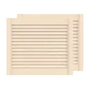 Двери жалюзийные деревянные Timber&Style 467х544х20мм сосна Экстра 2шт