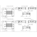 Конвектор внутрипольный Techno Usual 900x420x85 мм медь серый