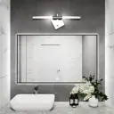 Зеркало с подсветкой в ванную One Mirror 130x80см сенсорное цвет черное