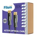 Кабель HDMI Filum FL-AOC-HDMI2.1-40M v.2.1 8K/60HZ ARC 48 Гб/с 19M/19M 40 м цвет черный