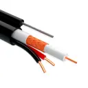 Кабель Ps-Link КВК RG-59 + 2x0.75 100 м CU-205R-100 с тросом