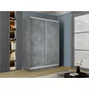 Шкаф-купе Мебельная компания е1 1EED_160_BT 220x160х60 см ЛДСП 7 полок цвет бетон