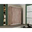 Шкаф-купе Мебельная компания е1 1EED_160_KT 220x160х60 см 7 полок лдсп цвет крафт табачный