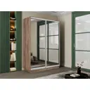 Шкаф-купе Мебельная компания е1 1EEKD_120_KT 220x120х60 см 7 полок лдсп цвет крафт табачный