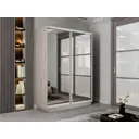 Шкаф-купе Мебельная компания е1 1EEKD_160240_SHS 240x160х60 см ЛДСП 7 полок цвет ясень шимо светлый