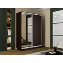 Шкаф-купе Мебельная компания е1 240x140х60 см 7 полки лдсп цвет венге