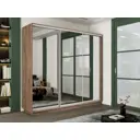Шкаф-купе Мебельная компания е1 EEKT_210240_KT 240x210х60 см ЛДСП 9 полок цвет крафт табачный
