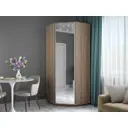 Шкаф-купе Мебельная компания е1 UWE_S 220x90х90 см 7 полок лдсп цвет сонома