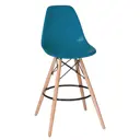 Барный стул Dobrin DSW Bar LMZL 56x108x56 см полипропилен цвет бирюзовый