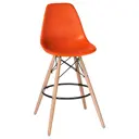 Барный стул Dobrin DSW Bar LMZL 56x108x56 см полипропилен цвет оранжевый