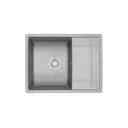 Кухонная мойка Granula GR-6501 алюминий 50x65x20 см кварц цвет серый