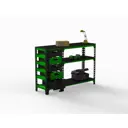 Стол-верстак Metalex SVTI951450 950х1400х500 мм, максимальная нагрузка 260 кг