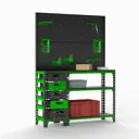 Стол-верстак Metalex SVTIPRIIA951050 950х1000х500 мм, максимальная нагрузка 260 кг