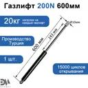 Газовый амортизатор Элимет 200N 600 мм