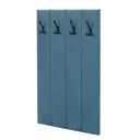Вешалка настенная 4 крючка 80x120x9.7 см цвет синий