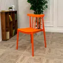 Стул Royal Family Kai 50x50x77 см полипропилен оранжевый 6 шт