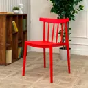 Стул Royal Family Kai 50x50x77 см полипропилен красный 6 шт