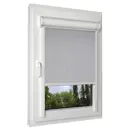 Рулонная штора блэкаут Унистайл RKRBLLSS125210 125x210 см, цвет серый