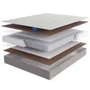 Матрас Lineaflex Vilmary 160x200x18 см независимый пружинный блок, двуспальный
