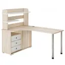 Стол Мэрдэс СР-185М КБЕК-ЛЕВ 116x138x180 см лдсп цвет белый, карамель