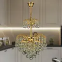 Люстра подвесная хрустальная Arti Lampadari Bellagio E 1.5.40.100 G