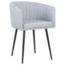 Кухонный стул Dobrin Alina LM 50x50x48 см текстилен цвет голубой