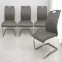 Стул Терминал Dc506 43x100x59 см эко-кожа цвет хром