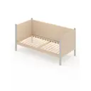Кровать Solarius Тахта орто основание tahta-obiv-spin-beg80-200plat-orto 90 x 101 x 210 см дерево цвет бежевый/платиновый