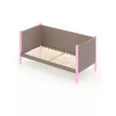 Кровать Solarius Тахта орто основание 100 x 101 x 210 см дерево цвет мокко мусс;розовый